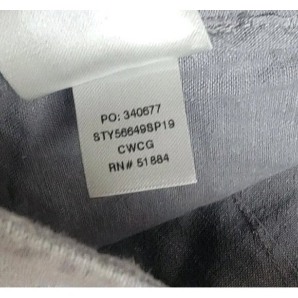 Patagonia Island Hemp Organic Cotton Pants Pleated Chambray Size 10 Lagenlook - Picture 6 of 8